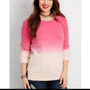 Maurices Pink Ombre Sweatshirt - 2